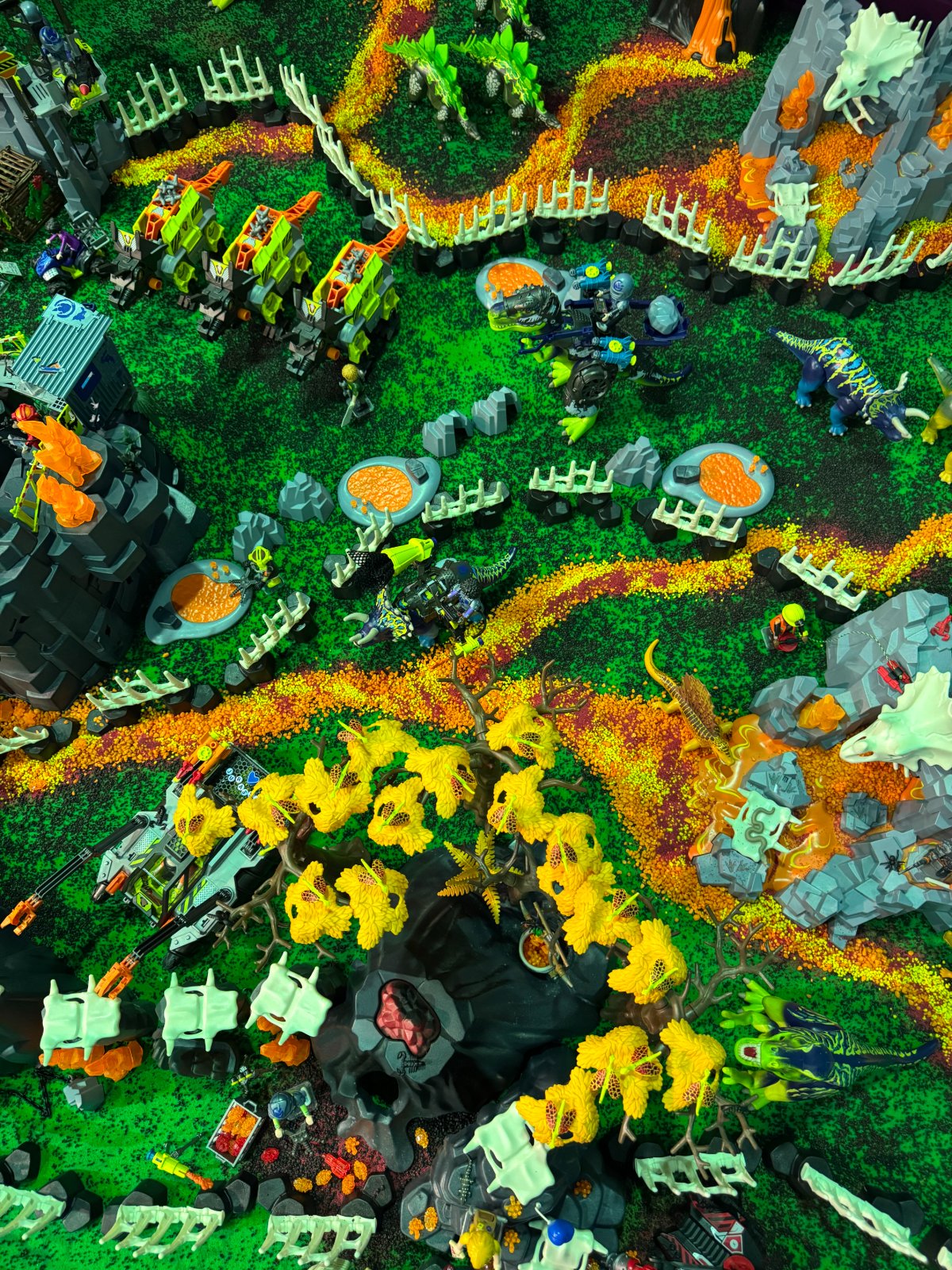 Dino Rise landscape from above