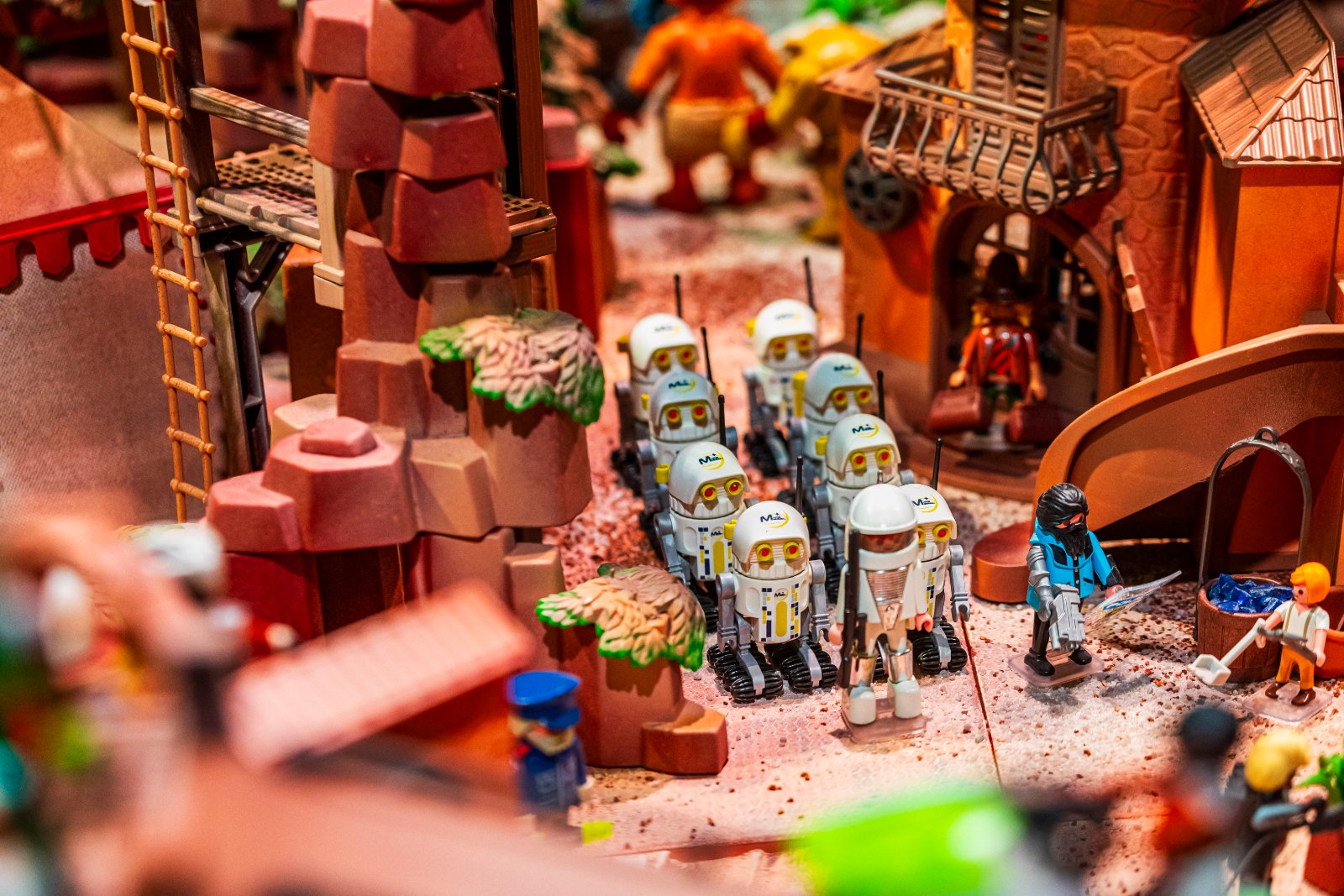 Robots on parade