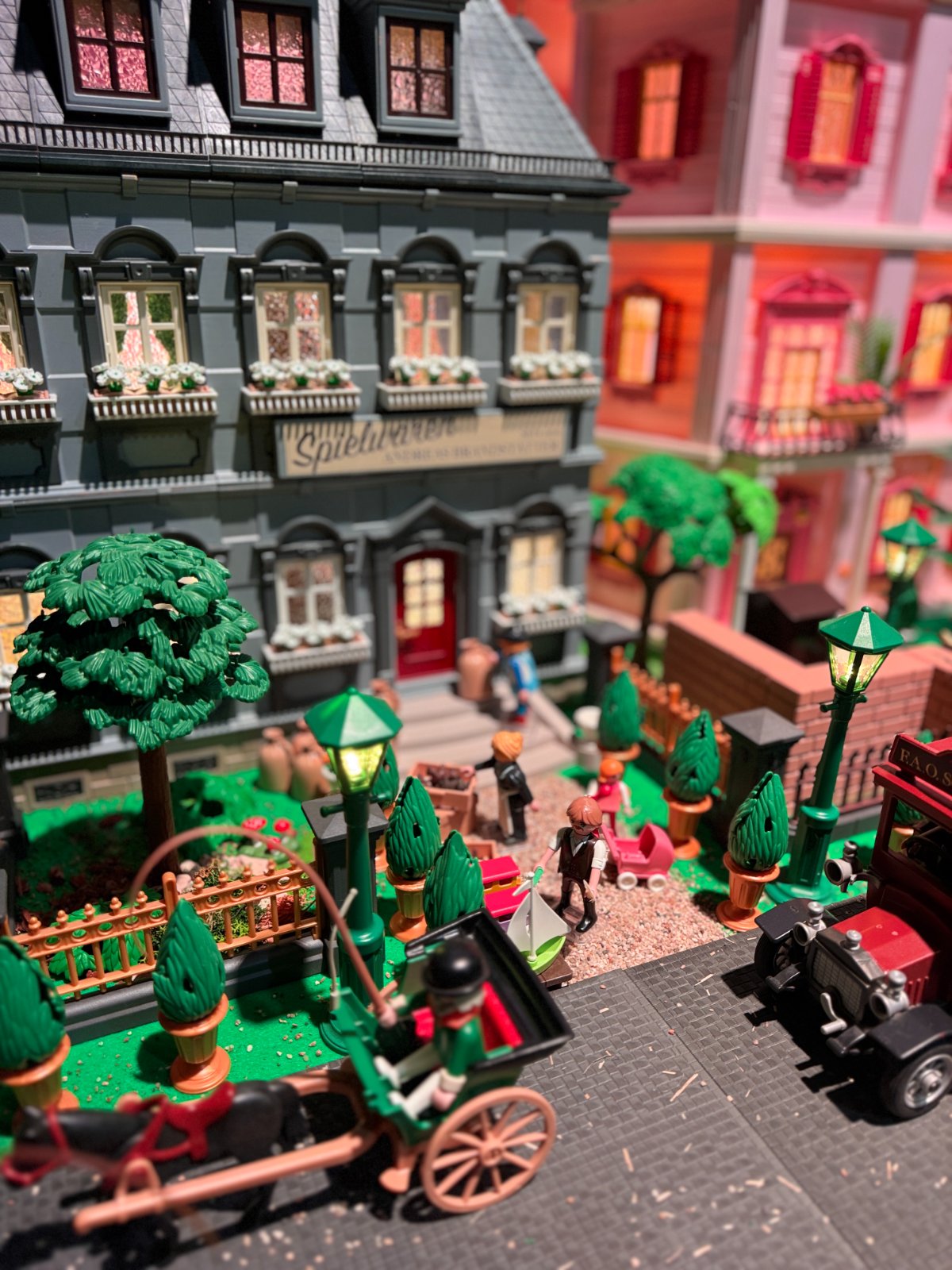 Victorian street with carriage